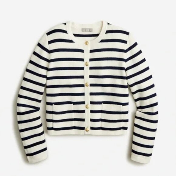 J. Crew Striped Lady Sweater - Picture 1 of 1